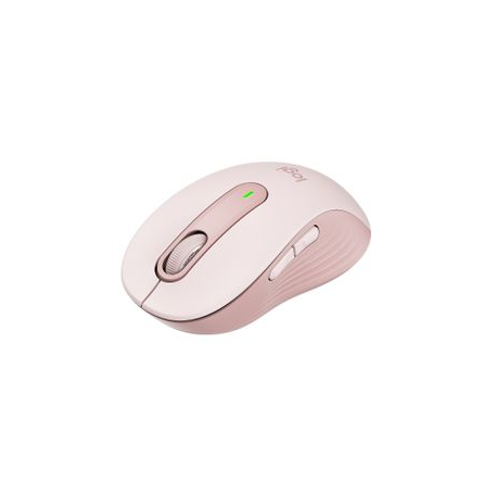Logitech Signature M650 - Mouse - optical - 5 buttons - wireless - Bluetooth, 2.4 GHz - Logitech Logi Bolt USB receiver - rose - 3