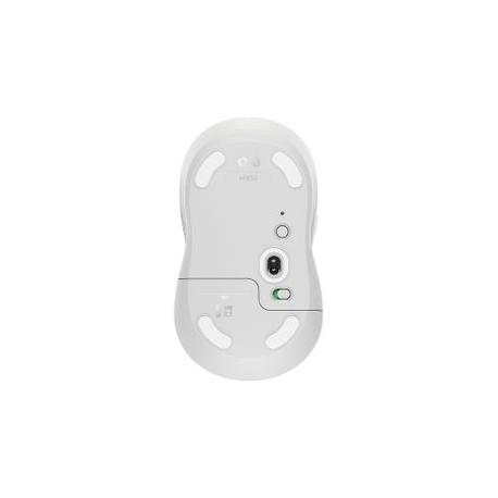 Logitech Signature M650 - Mouse - optical - 5 buttons - wireless - Bluetooth, 2.4 GHz - Logitech Logi Bolt USB receiver - off-white - 2