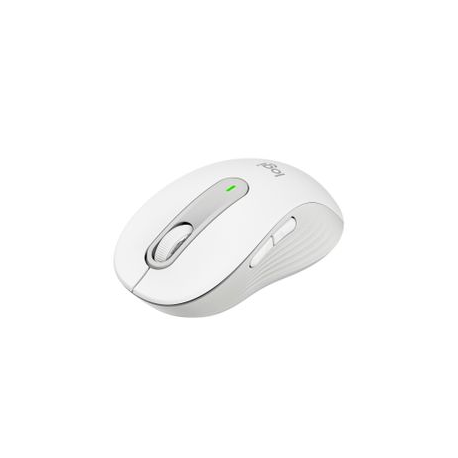 Logitech Signature M650 - Mouse - optical - 5 buttons - wireless - Bluetooth, 2.4 GHz - Logitech Logi Bolt USB receiver - off-white - 3