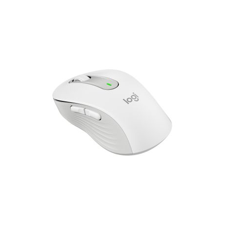 Logitech Signature M650 - Mouse - optical - 5 buttons - wireless - Bluetooth, 2.4 GHz - Logitech Logi Bolt USB receiver - off-white - 6