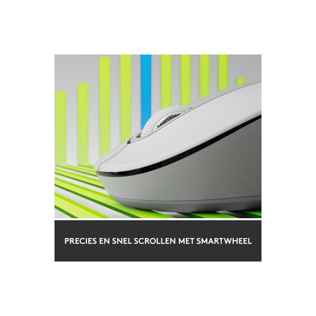 Logitech Signature M650 - Mouse - optical - 5 buttons - wireless - Bluetooth, 2.4 GHz - Logitech Logi Bolt USB receiver - off-white - 7