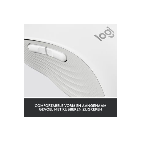 Logitech Signature M650 for Business - Mouse - wireless - Bluetooth, 2.4 GHz - Logitech Logi Bolt USB receiver - off-white - 6
