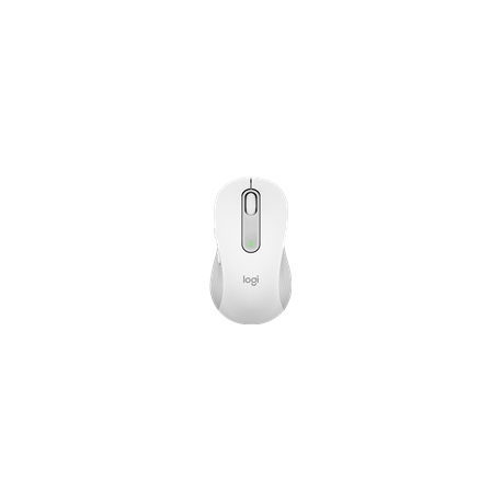 Logitech Signature M650 L - Mouse - large size - optical - 5 buttons - wireless - Bluetooth, 2.4 GHz - Logitech Logi Bolt USB receiver - off-white - 0