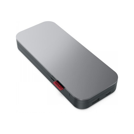 Lenovo Go USB-C Laptop - Power bank - 1 x battery - lithium polymer - 20000 mAh - 74 Wh - Worldwide - storm grey - for 14e Chromebook Gen 2; ThinkPad E14 Gen 3; T14s Gen 2; T15g Gen 2; X13 Gen 2; Yoga 7 14 - 0