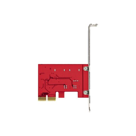 StarTech.com 2 Port PCIe SATA Expansion Card - 6Gbps - Full / Low Profile - PCI Express to SATA Adapter / Controller - ASM1062R SATA RAID - PCIe to SATA Converter - Storage controller - SATA 6Gb / s - low profile - RAID 0, 1, JBOD - PCIe 2.0 x2 - red - 6