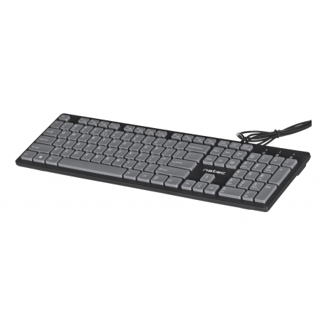 Natec Discus 2 - Keyboard - USB - QWERTY - US - black - 6