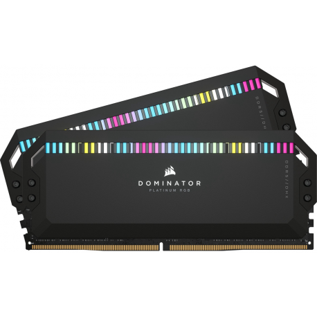 CORSAIR Dominator Platinum RGB - DDR5 - kit - 32 GB: 2 x 16 GB - DIMM 288-pin - 6200 MHz  /  PC5-49600 - CL36 - 1.3 V - unbuffered - non-ECC - black - 0