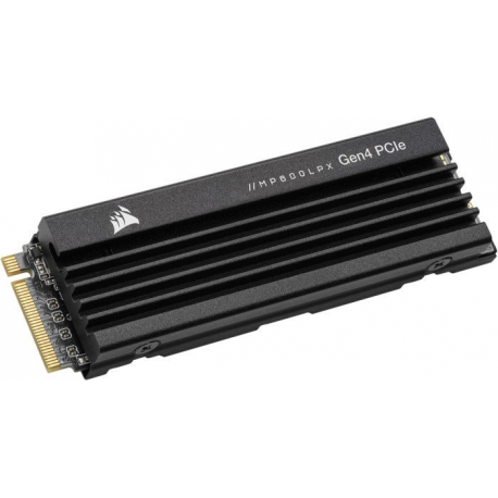 CORSAIR MP600 PRO LPX - Solid state drive - 2 TB - internal - M.2 2280 - PCI Express 4.0 x4 (NVMe) - 256-bit AES - integrated heatsink - 2