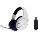 HyperX Cloud Stinger Core - Headset - full size - 2.4 GHz - wireless - white, blue - for Sony PlayStation 4, Sony PlayStation 5