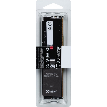 Kingston FURY Beast - DDR5 - module - 32 GB - DIMM 288-pin - 5600 MHz  /  PC5-44800 - CL40 - 1.25 V - unbuffered - on-die ECC - 5