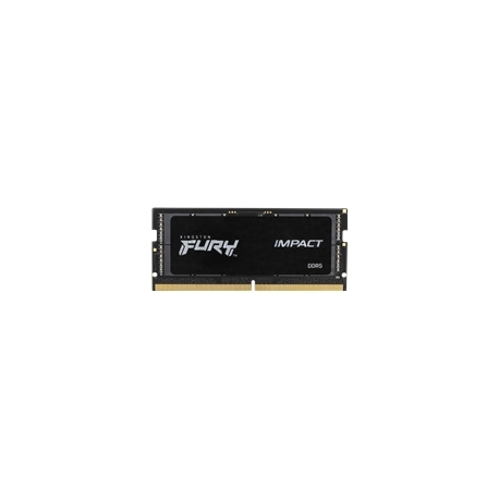 Kingston FURY Impact - DDR5 - modul - 8 GB - SO-DIMM 262 pinů - 4800 MHz / PC5-38400 - CL38 - 1.1 V - bez vyrovnávací paměti - on-die ECC - 0