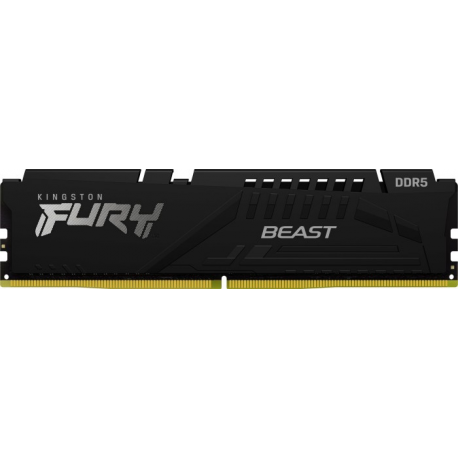 Kingston FURY Beast - DDR5 - module - 8 GB - DIMM 288-pin - 5600 MHz / PC5-44800 - CL40 - 1.25 V - unbuffered - on-die ECC - 0