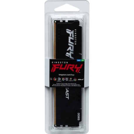 Kingston FURY Beast - DDR5 - module - 8 GB - DIMM 288-pin - 5600 MHz / PC5-44800 - CL40 - 1.25 V - unbuffered - on-die ECC - 4