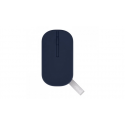 ASUS MD100 - Mouse - right and left-handed - optical - wireless - 2.4 GHz, Bluetooth 5.0 LE - USB wireless receiver - quiet blue