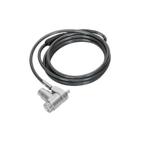 Targus DEFCON Ultimate - Security cable lock - universal keyed, with adaptable lock head - silver - 2 m (pack of 25) - 5