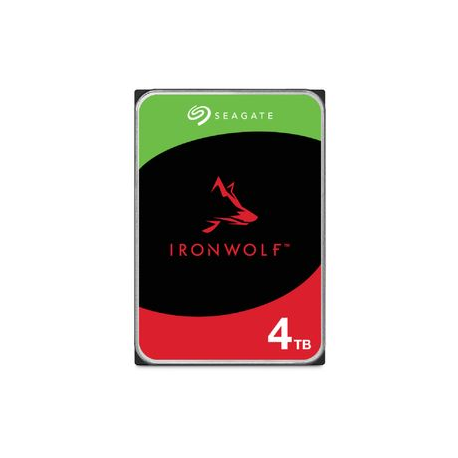 Seagate IronWolf ST4000VN006 - Hard drive - 4 TB - internal - SATA 6Gb / s - 5400 rpm - buffer: 256 MB - with 3 years Seagate Rescue Data Recovery - 0