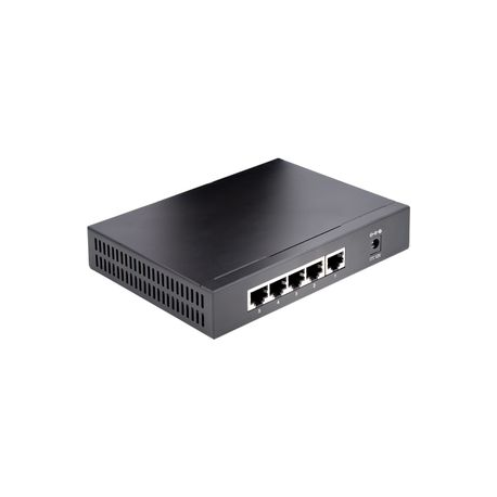 StarTech.com Unmanaged 2.5G Switch, 5 Port Gigabit Switch, 2.5GBASE-T Unmanaged Ethernet Switch, Network Switch, Desk / Wall Mount, Backwards Compatible w / 10 / 100 / 1000Mbps devices - 2.5 Gb Network Switch (DS52000) - Switch - unmanaged - 5 x 10 / 100 / 1000 / 2.5G - desktop, wall-mountable - DC power - 1
