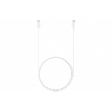 Samsung EP-DX510 - USB cable - USB-C (M) to USB-C (M) - USB 2.0 - 5 A - 1.8 m - white - 0