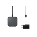 Samsung EP-P2400 - Wireless charging pad - 15 Watt - 2.77 A - AFC - dark grey