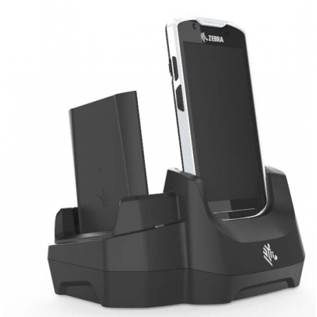 Zebra Single slot cradle with 2nd spare battery charging slot kit - Docking cradle - USB  /  Ethernet - for Zebra TC51, TC52, TC56, TC57, TC57x - 2
