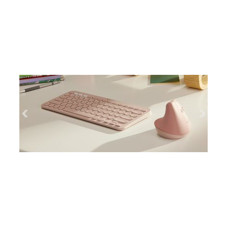 Logitech Lift Vertical Ergonomic Mouse - Vertical mouse - ergonomic - left-handed - optical - 6 buttons - wireless - Bluetooth, 2.4 GHz - Logitech Logi Bolt USB receiver - graphite - 10