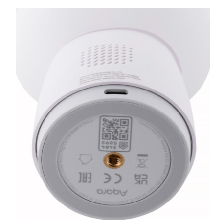 Aqara Camera Hub G3 - Network surveillance camera - pan  /  tilt - indoor - colour - 2304 x 1296 - 2K - audio - wireless - Wi-Fi - Zigbee 3.0 - H.264 - DC 5 V - 2