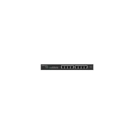 Zyxel GS1915 Series GS1915-8EP - Switch - NebulaFLEX Compatible - smart - 8 x 10/100/1000 (PoE+) - desktop, wall-mountable - PoE+ (60 W) - 0