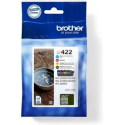 Brother LC422 Multipack - 4-pack - black, yellow, cyan, magenta - original - ink cartridge - for Brother MFC-J5345DW