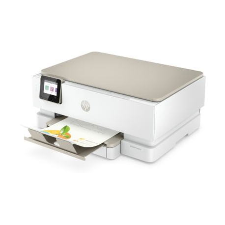 HP Envy Inspire 7220e All-in-One - Multifunction printer - colour - ink-jet - 216 x 297 mm (original) - A4 / Legal (media) - up to 13 ppm (copying) - up to 15 ppm (printing) - 125 sheets - USB 2.0, Wi-Fi(ac), Bluetooth - portobello - with HP 1 Year Extra warranty through HP+ activation at setup - 0
