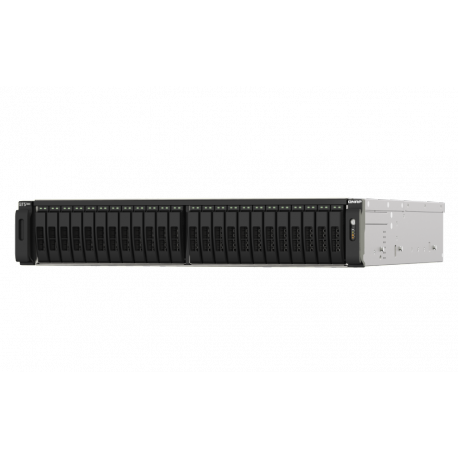 QNAP TS-H2490FU-7302P-256G - NAS server - 24 bays - rack-mountable - PCI Express 3.0 x4 (NVMe) - RAID 0, 1, 5, 6, 10, 50, JBOD, 60 - RAM 256 GB - 25 Gigabit Ethernet - iSCSI support - 3