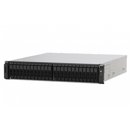 QNAP TS-H2490FU-7302P-256G - NAS server - 24 bays - rack-mountable - PCI Express 3.0 x4 (NVMe) - RAID 0, 1, 5, 6, 10, 50, JBOD, 60 - RAM 256 GB - 25 Gigabit Ethernet - iSCSI support - 4