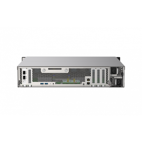 QNAP TS-H2490FU-7302P-256G - NAS server - 24 bays - rack-mountable - PCI Express 3.0 x4 (NVMe) - RAID 0, 1, 5, 6, 10, 50, JBOD, 60 - RAM 256 GB - 25 Gigabit Ethernet - iSCSI support - 6