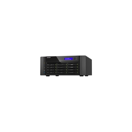 QNAP TS-h1290FX - NAS server - 12 bays - SATA 6Gb / s  /  PCIe (NVMe)  /  U.2 - RAM 128 GB - 25 Gigabit Ethernet  /  2.5 Gigabit Ethernet - iSCSI support - 0