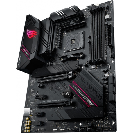 ASUS ROG STRIX B550-F GAMING WIFI II - Motherboard - ATX - Socket AM4 - AMD B550 Chipset - USB-C Gen2, USB 3.2 Gen 1, USB 3.2 Gen 2 - 2.5 Gigabit LAN, Wi-Fi, Bluetooth - onboard graphics (CPU required) - HD Audio (8-channel) - 9