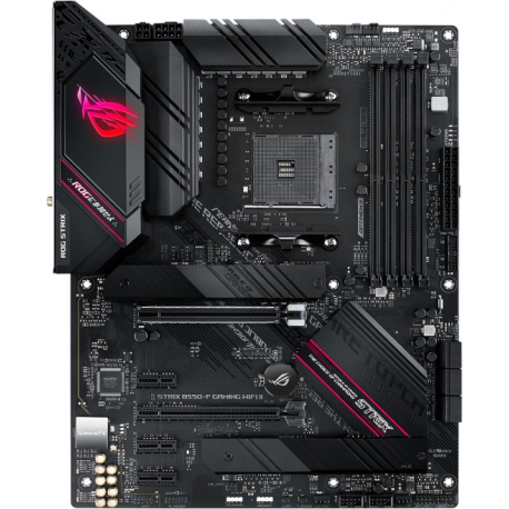 ASUS ROG STRIX B550-F GAMING WIFI II - Motherboard - ATX - Socket AM4 - AMD B550 Chipset - USB-C Gen2, USB 3.2 Gen 1, USB 3.2 Gen 2 - 2.5 Gigabit LAN, Wi-Fi, Bluetooth - onboard graphics (CPU required) - HD Audio (8-channel) - 12