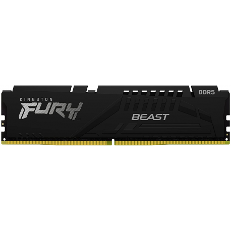 Kingston FURY Beast - DDR5 - module - 16 GB - DIMM 288-pin - 5200 MHz  /  PC5-41600 - CL40 - 1.25 V - unbuffered - on-die ECC - 1
