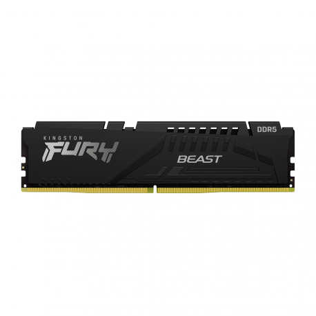Kingston FURY Beast - DDR5 - module - 16 GB - DIMM 288-pin - 5200 MHz  /  PC5-41600 - CL40 - 1.25 V - unbuffered - on-die ECC - 2