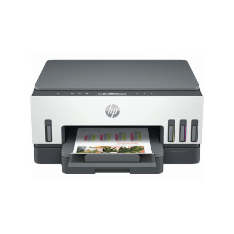 HP Smart Tank 720 All-in-One - Multifunction printer - colour - ink-jet - refillable - Letter A (216 x 279 mm) / A4 (210 x 297 mm) (original) - A4 / Legal (media) - up to 13 ppm (copying) - up to 15 ppm (printing) - 250 sheets - USB 2.0, Wi-Fi(ac), Bluetooth - 0