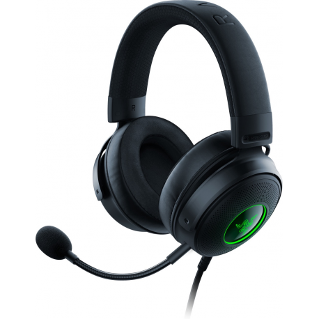 Razer Kraken V3 HyperSense - Headset - full size - wired - USB-A - noise isolating - 1