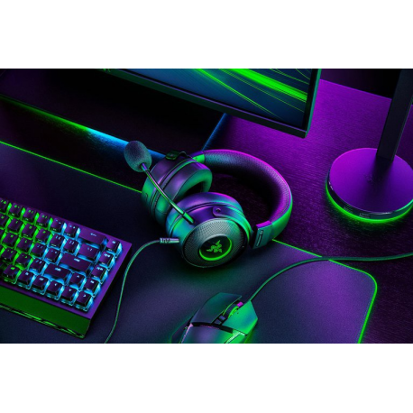 Razer Kraken V3 HyperSense - Headset - full size - wired - USB-A - noise isolating - 7