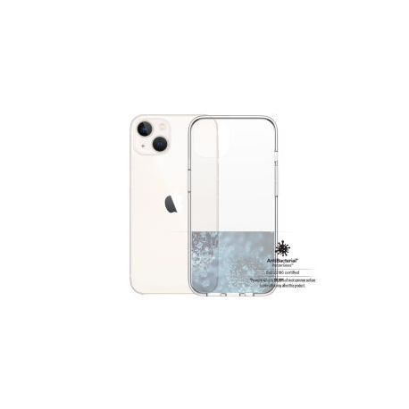 PanzerGlass ClearCase - Back cover for mobile phone - tempered glass, thermoplastic polyurethane (TPU) - clear - for Apple iPhone 13 - 8