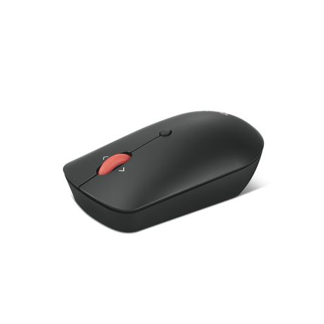 Lenovo ThinkPad Compact - Mouse - right and left-handed - optical - 4 buttons - wireless - 2.4 GHz - USB-C wireless receiver - black - OEM - for ThinkBook 14 G4+ IAP; ThinkPad E14 Gen 4; E15 Gen 4; X1 Carbon Gen 10 - 4