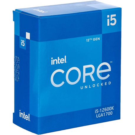 Intel Core i5 12600K - 3.7 GHz - 10-core - 16 threads - 20 MB cache - LGA1700 Socket - Box - 2