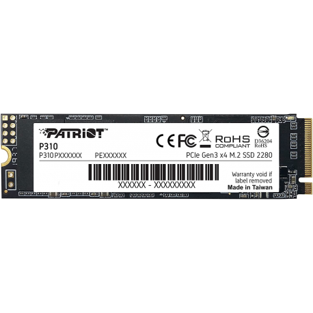 Patriot P310 - SSD - 240 GB - internal - M.2 2280 - PCIe 3.0 x4 (NVMe) - 0