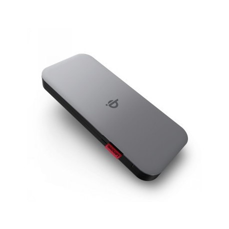 Lenovo Go - Power bank - 10000 mAh - 30 Watt - 3 A - 2 output connectors (USB-C) - thunder black - Worldwide - 0