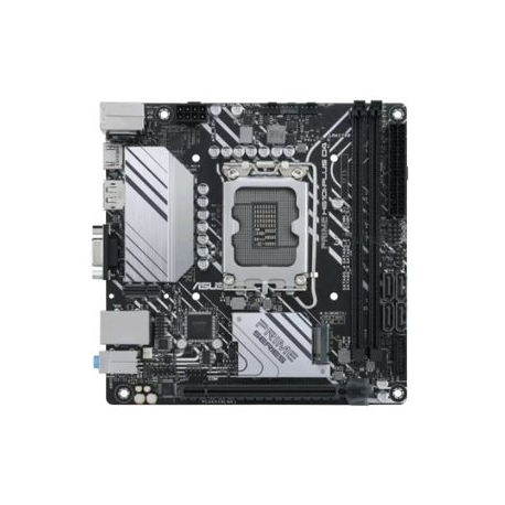 ASUS PRIME H610I-PLUS D4-CSM - Motherboard - mini ITX - LGA1700 Socket - H610 Chipset - USB 3.2 Gen 1 - Gigabit LAN - onboard graphics (CPU required) - HD Audio (8-channel) - 0