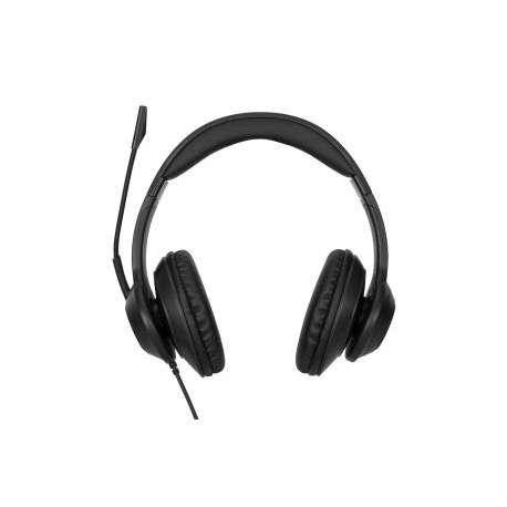 Targus AEH102GL - Headset - on-ear - convertible - wired - USB-A - noise isolating - black - 0