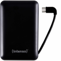 Intenso XC10000 - Power bank - 10000 mAh - 3 A - 2 output connectors (USB, USB-C) - black