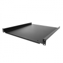 StarTech.com 1U Server Rack Shelf - Universal Rack Mount Cantilever Shelf for 19" Network Equipment Rack & Cabinet - Durable Design - Weight Capacity 55lb / 25kg - 20" Deep Tray (SHELF-1U-20-FIXED-S) - Rack shelf - 1U - 19"