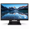 Philips B Line 242B9TL - LED monitor - 24" (23.8" viewable) - touchscreen - 1920 x 1080 Full HD (1080p) @ 60 Hz - IPS - 250 cd/m² - 1000:1 - 5 ms - HDMI, DVI-D, VGA, DisplayPort - speakers - black texture